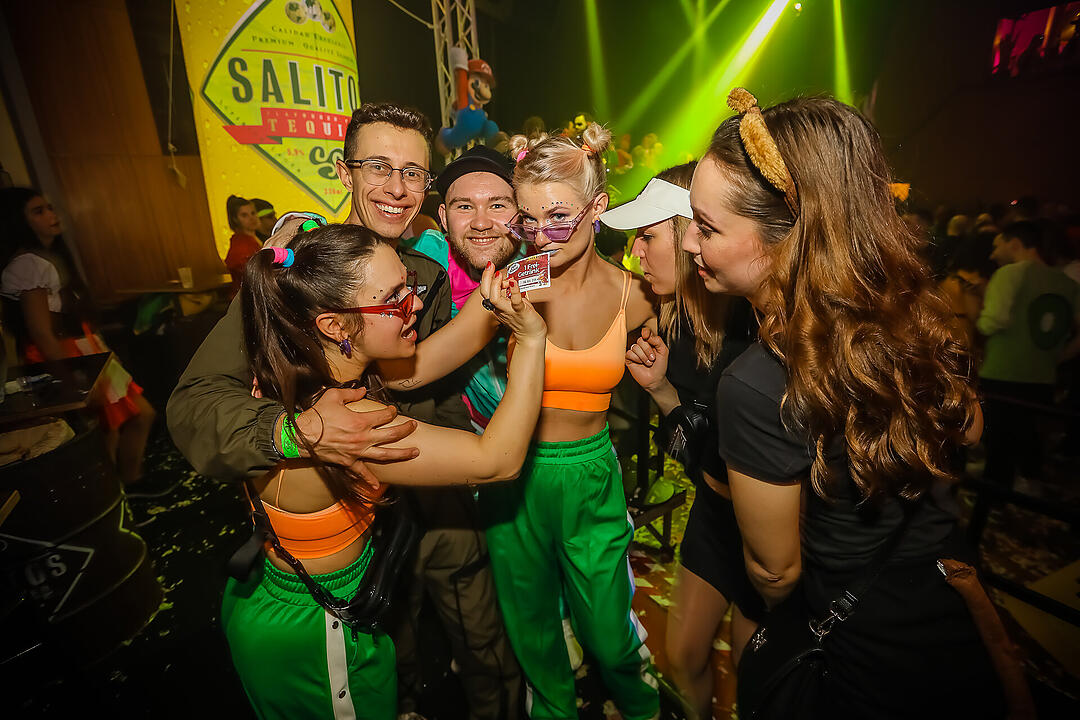 Beste Partystimmung in der Stadthalle