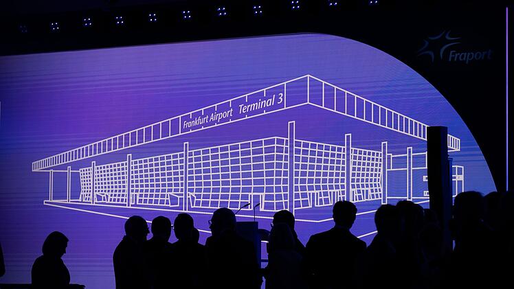 Er&ouml;ffnung Terminal 3 am Frankfurter Flughafen