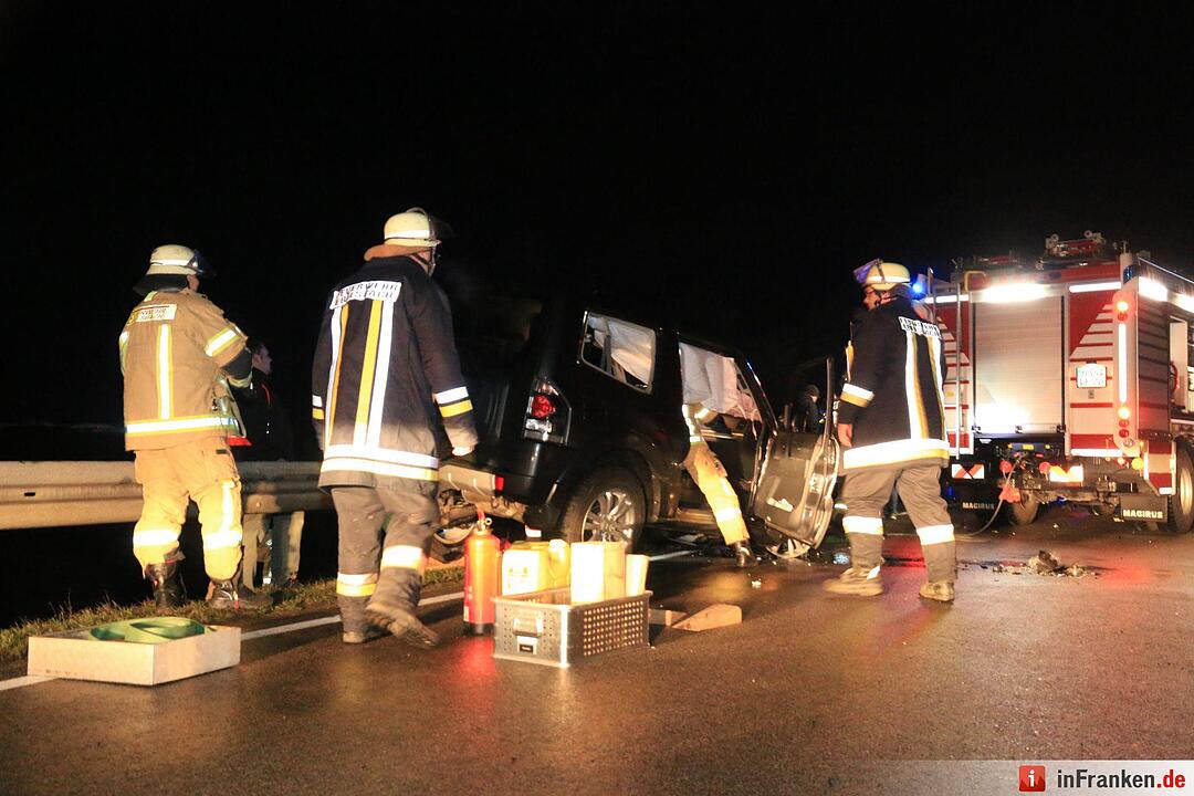 Unfall auf B26 bei Steinbach