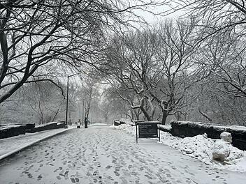 Winterwetter in New York