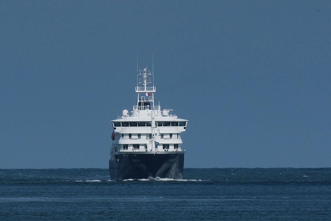 Ankunft des Kreuzfahrtschiffs &laquo;Hondius&raquo; im Hafen von Rotterdam
