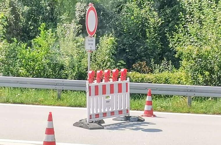 Vollsperrung auf der BA23 in Oberweiler: Umleitung über umliegende Ortschaften