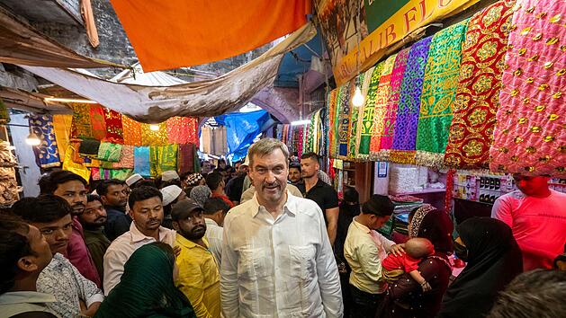 Bayerischer Ministerpräsident Söder besucht Indien