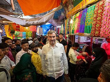 Bayerischer Ministerpräsident Söder besucht Indien