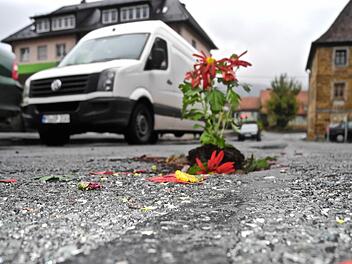 Die Schulstraße in Ebermannstadt ist eine der schlechtesten Straßen der Stadt.