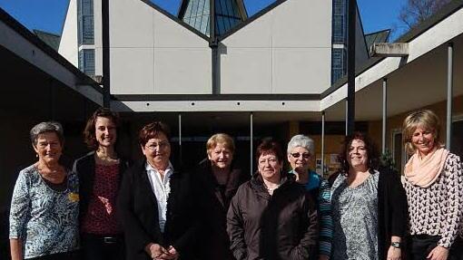 Team (v.l.): Gabi Hoch, Anja Wilm, Helene Röder, Roswitha Duda, Ute Kuhn, Elfriede Kleinhenz, Andrea Neugebauer, Daniela Feser.