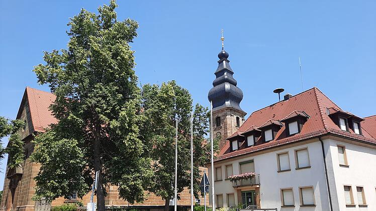 Zapfendorf Symbol Kirche Ort Straße