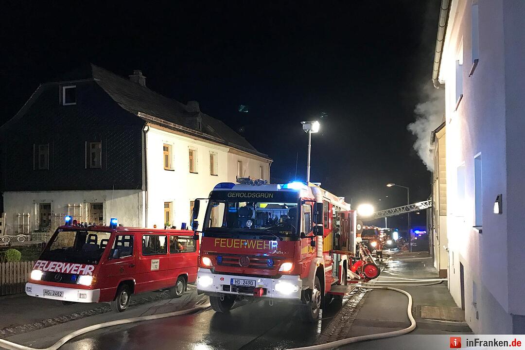 Mann stirbt bei Brand in Geroldsgrün