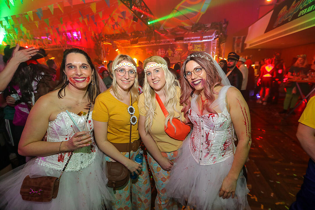 Beste Partystimmung in der Stadthalle