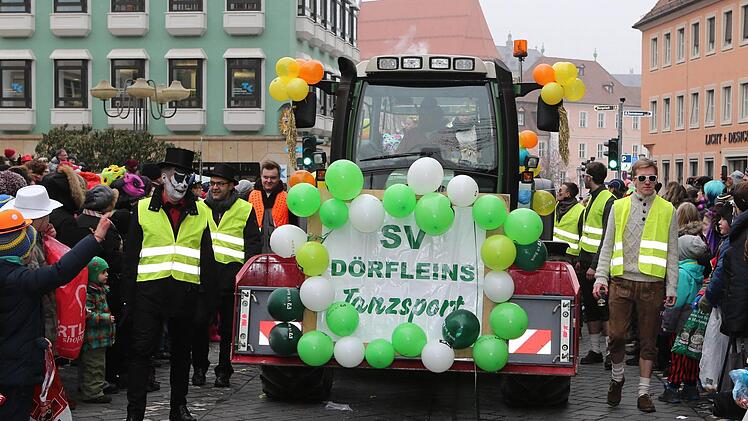 Faschingsumzug in Bamberg Foto: RiegerPress