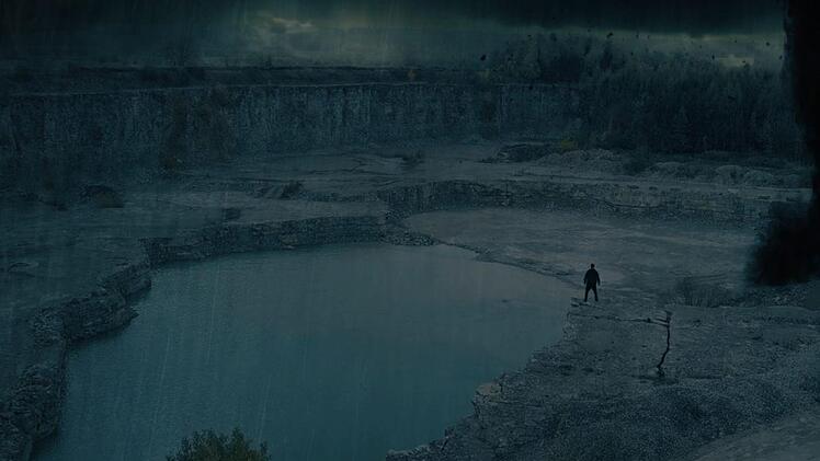 Als Drehort hat sich Sven Andrew einen Steinbruch im Landkreis Forchheim ausgesucht. Foto: Luis Köferler