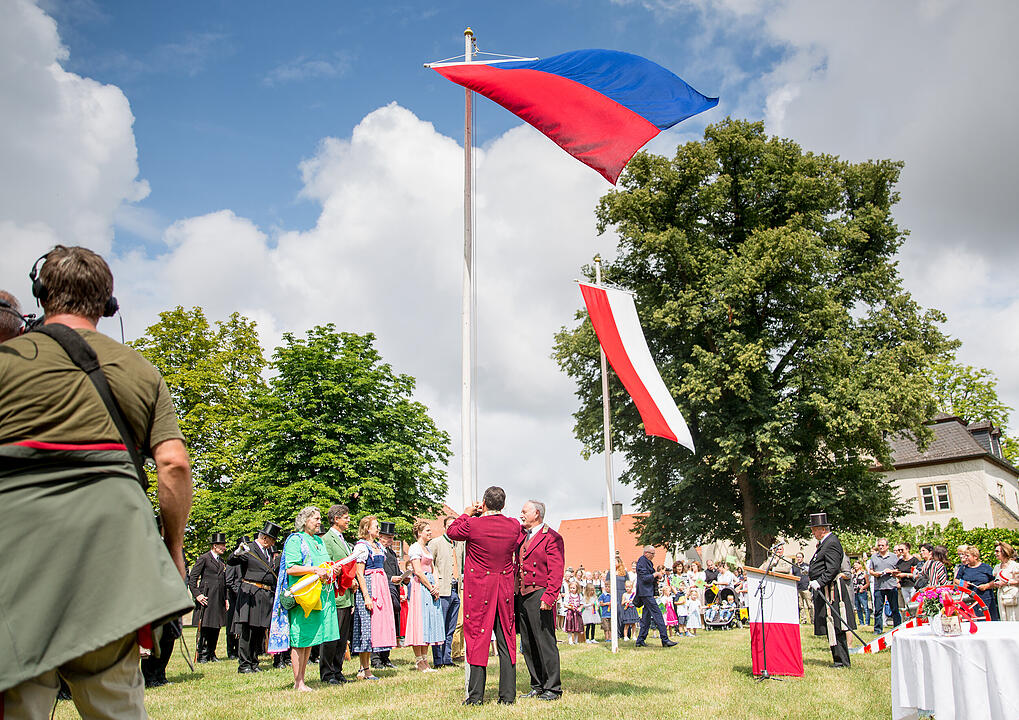 Heimf&uuml;hrung der Braut des F&uuml;rsten Castell-R&uuml;denhausen