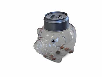 Das Sparschwein ist geplündert. Ebermannstadt sitzt auf einem Scbhuldenberg von 12,5 Millionen Euro.  Foto: Josef Hofbauer