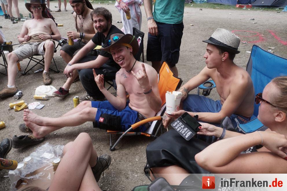 Rock im Park 2016 - Zeltplatz am Samstag