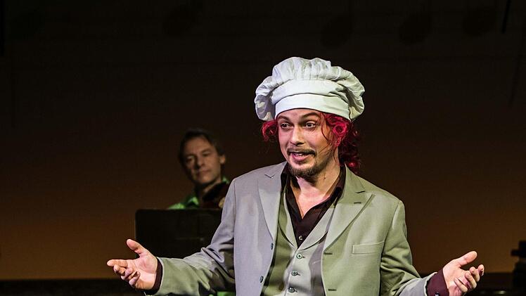 Impressionen vom Kinderkonzert "Herr Buffo und der Notendieb" im Coburger Theater in der Reithalle: Ingo Paulick.Foto: Jochen Berger