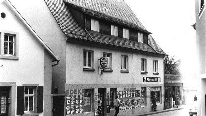 1979: "Edeka" in der Zitterstraße. Foto: Stadtarchiv Kronach