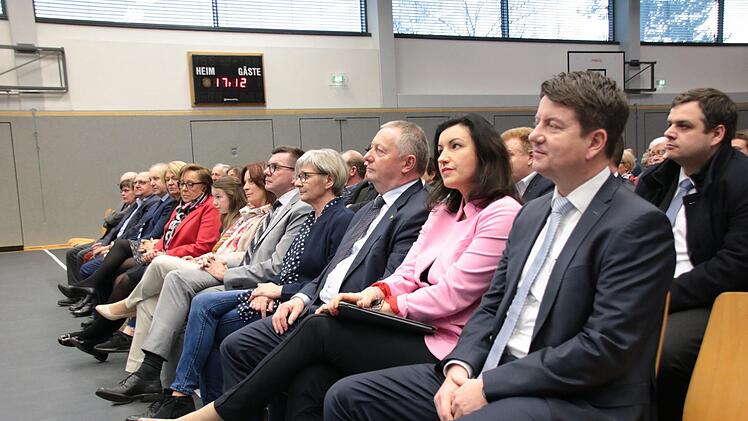 Szenen vom Hammelburger Neujahrsempfang der CSU. Foto: Ralf Ruppert
