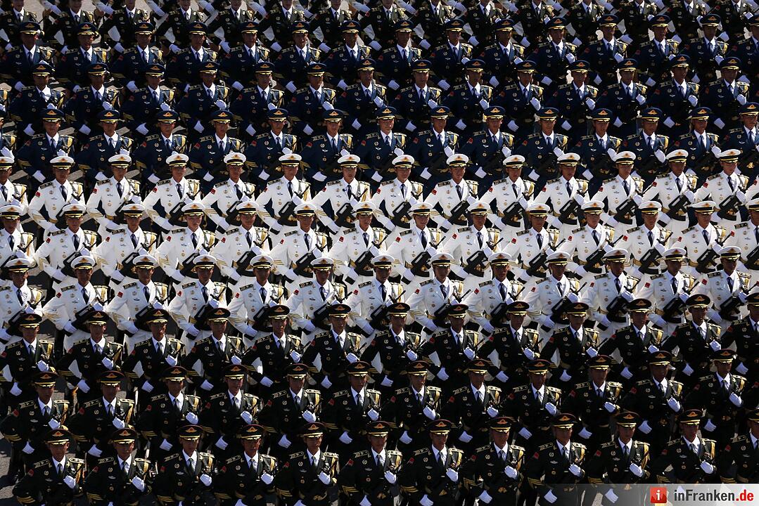 Militärparade in China