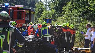 Schwerer Unfall im Kreis Bamberg - Kollision nahe Bischberg