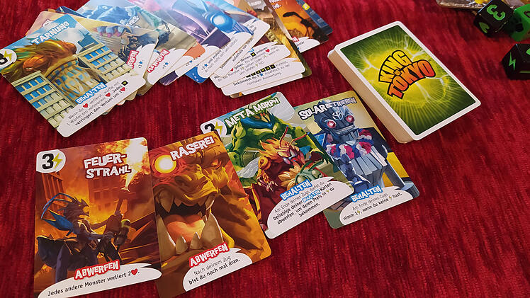 King of Tokyo im Test - Witziger Karten- und Würfelspiel-Mix für Godzilla-Fans