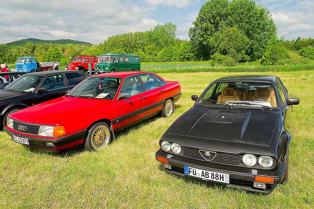 Es kamen viele Oldtimerfreunde.