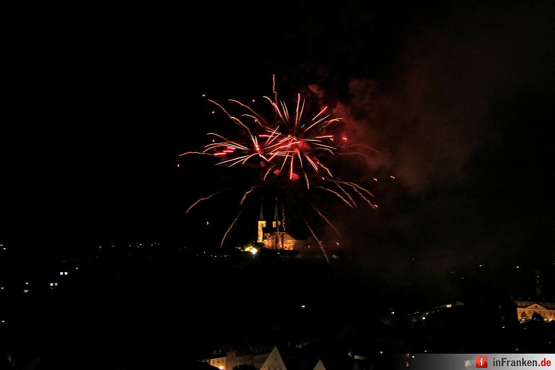 Sandkerwa-Feuerwerk in Bamberg