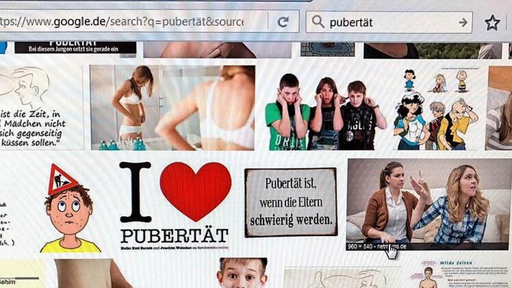 Im Internet findet sich viel zum Thema Pubertät. Nicht nur Vernünftiges.