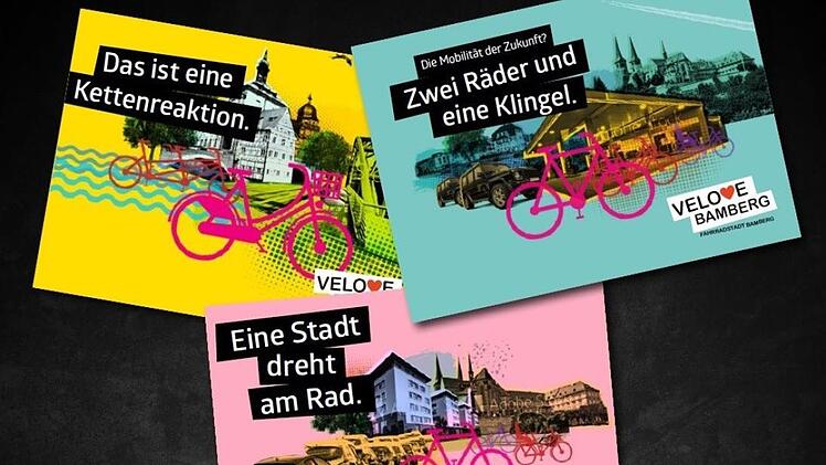 "Velo-ve Bamberg": Das Werbekonzept einer Potsdamer Agentur ist im Stadtrat durchgefallen.  Foto: Stadt Bamberg