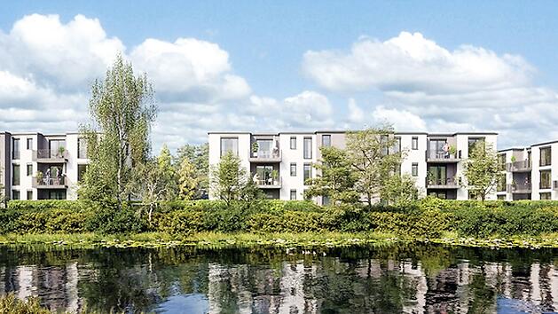 Die geplante Wohnanlage &bdquo;Am Windfl&uuml;gel-Nord&ldquo;