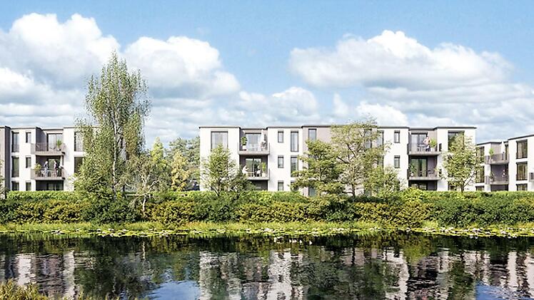 Die geplante Wohnanlage „Am Windflügel-Nord“