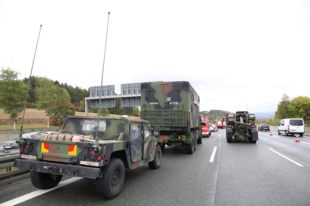Unfall auf der A9 in Oberfranken