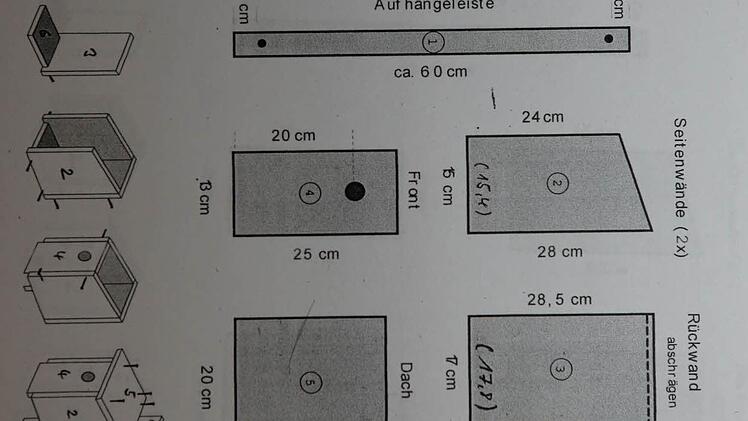 Nistkastenbau im Familientreff - gemeinsam mit dem LBV und der Traumgarten AG Foto: Matthias Hoch