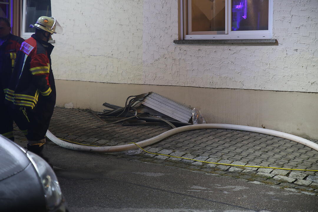Mann stirbt bei Feuer in Georgensgmünd