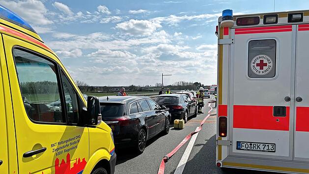 Auf der linken Spur kam es am Freitagnachmittag zu dem Auffahrunfall auf der A&nbsp;73.