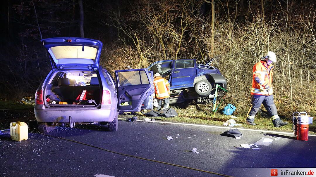 Schwerer Unfall zwischen Roth und Allersberg
