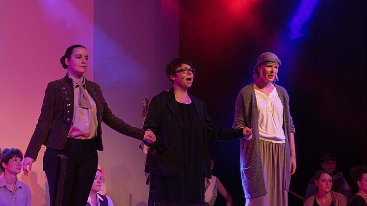 Impressionen von der Show-Gala des Vocalensembles Coburg unter der Leitung von Steffi Berg in Bad RodachFoto: Jochen Berger