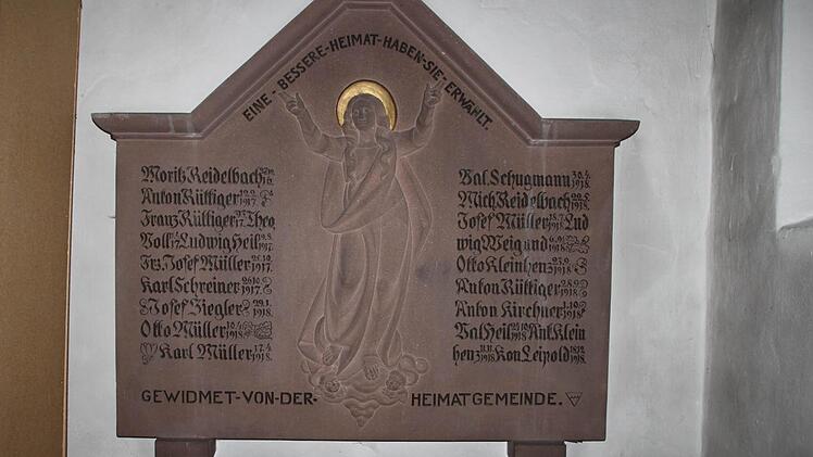 Insgesamt 40 Gefallene hatte Oberbach zu beklagen.