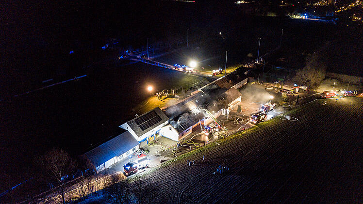 Oberhaid: Großbrand in Vereinsheim