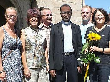 Pater Salomon Sahayaraj wurde verabschiedet.  Foto: maw