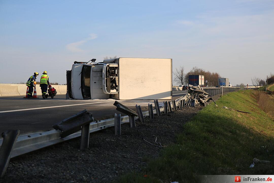 Unfall auf der A9 bei Gefrees