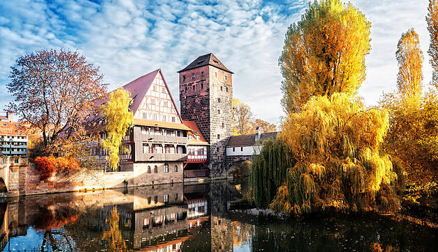 Old town of Nuremberg, Germany