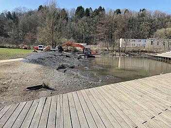 Kronach: Frühjahrsarbeiten auf dem Landesgartenschaugelände