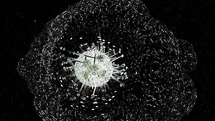 "Oertelsbruch" hat die Glaskünstlerin Susan Liebold diese Arbeit genannt - eine Installation, zu der auch dieses Objekt zählt. Fotos: Jochen Berger