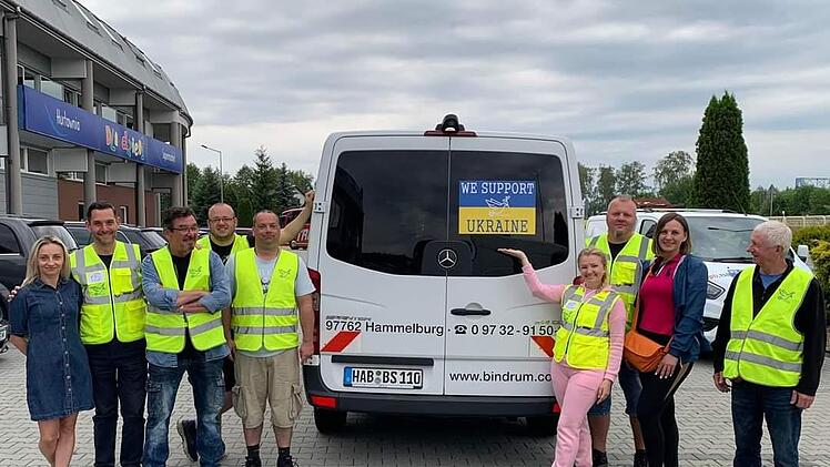 Für den Verein "Bad Brückenau hilft!" war es mittlerweile die siebte Hilfsmission an die ukrainische Grenze. Foto: Tania Kisliak.