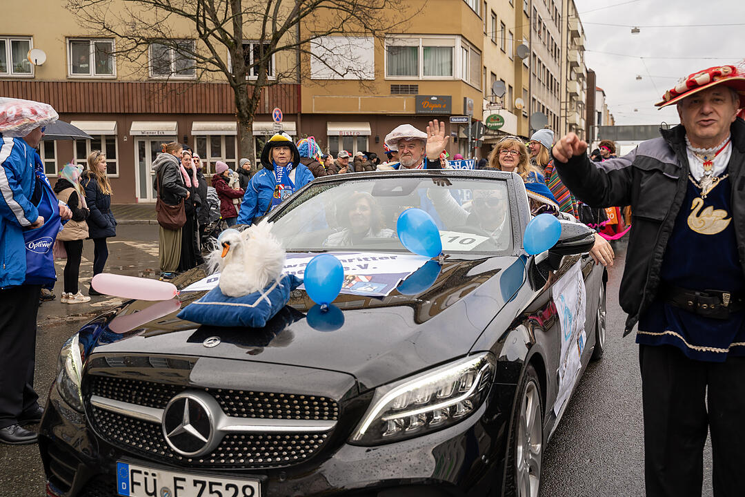 Der traditionelle Umzug zog ca. 70.000 Faschingsfreunde an.