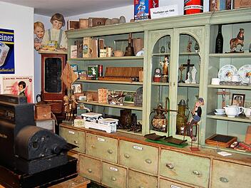 Ein Kaufmannsladen um das Jahr 1900 ist im Heimatmuseum ausgestellt. Foto: Sigismund von Dobschütz