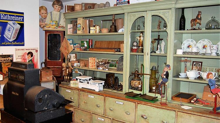 Ein Kaufmannsladen um das Jahr 1900 ist im Heimatmuseum ausgestellt. Foto: Sigismund von Dobschütz