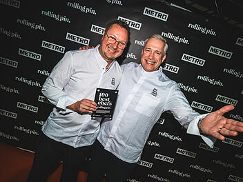 Tobias Bätz und Alexander Herrmann wurden vom Branchenmagazin Rolling Pin zu Deutschlands besten Köchen gekürt.