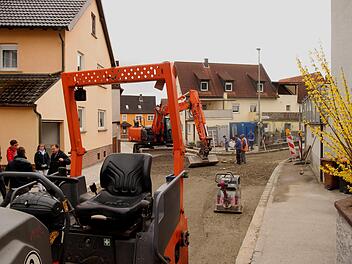 Im Rudendorfer Weg gehen die Bauarbeiten ihrem Ende entgegen.  Günther Geiling