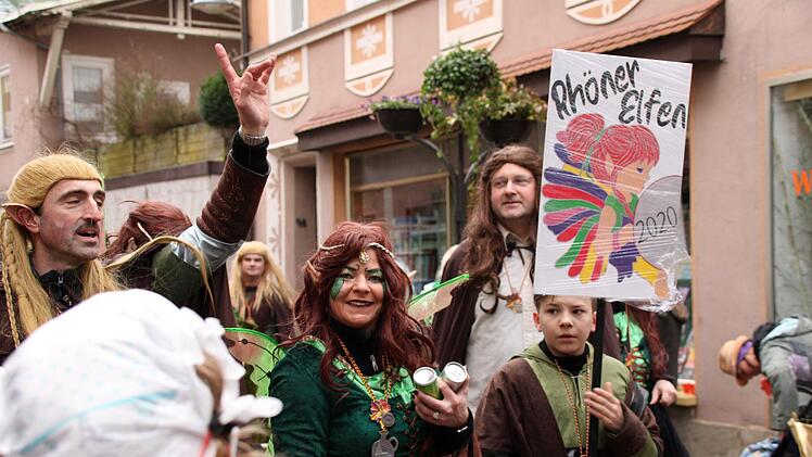 Faschingsumzug in Bad Brückenau 2020 Foto: Ulrike Müller